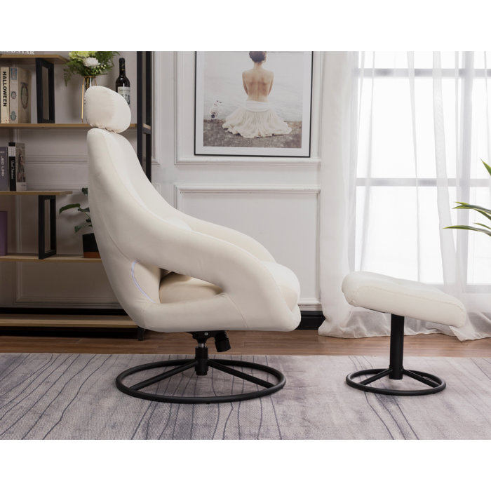 Mercury Row® Myler Upholstered Swivel Accent Chair & Reviews Wayfair